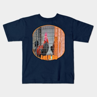 Caged animals Freedom Hens Kids T-Shirt